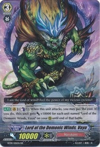 Image for Lord of the Demonic Winds, Vayu (BT09: Clash of Knights & Dragons) (BT09/015EN) - Cardfight Vanguard