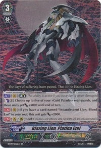 Image for Blazing Lion, Platina Ezel (SP) (BT09: Clash of Knights & Dragons) (BT09/S06EN) - Cardfight Vanguard