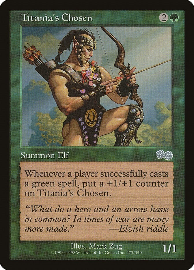 Image for Titania's Chosen (Urza's Saga) (277) - Magic: The Gathering