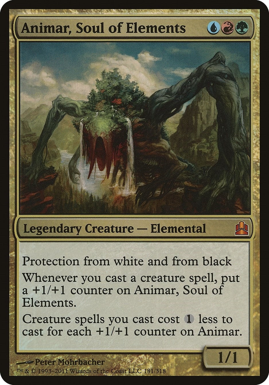 Image for Animar, Soul of Elements (Commander) (Oversize Cards) (181) - Magic: The Gathering