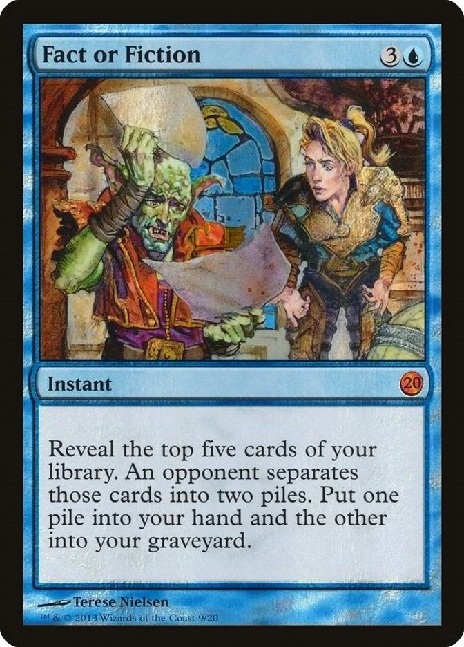 Image for Fact or Fiction (From the Vault: Twenty) (9) - Magic: The Gathering