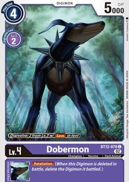 Dobermon (BT12-076) - Across Time (Common) [BT-12-076]