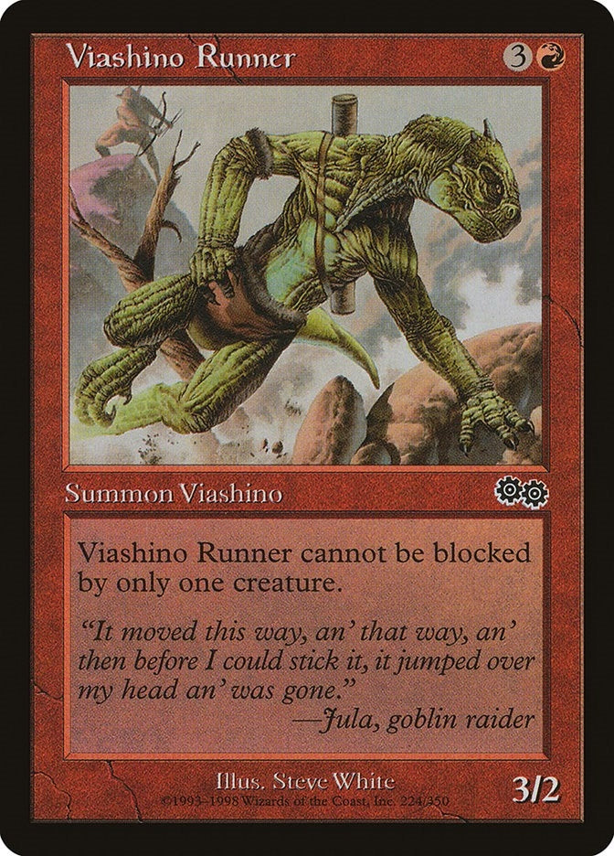 Image for Viashino Runner (Urza's Saga) (224) - Magic: The Gathering