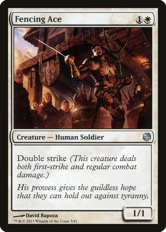 Image for Fencing Ace (Duel Decks: Heroes vs. Monsters) (5) - Magic: The Gathering