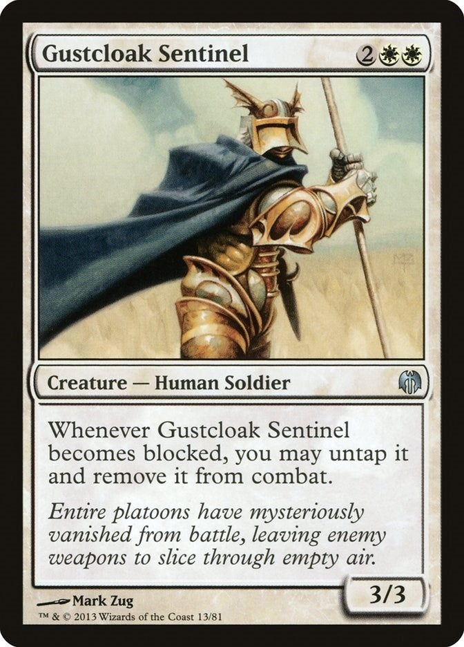 Image for Gustcloak Sentinel (Duel Decks: Heroes vs. Monsters) (13) - Magic: The Gathering