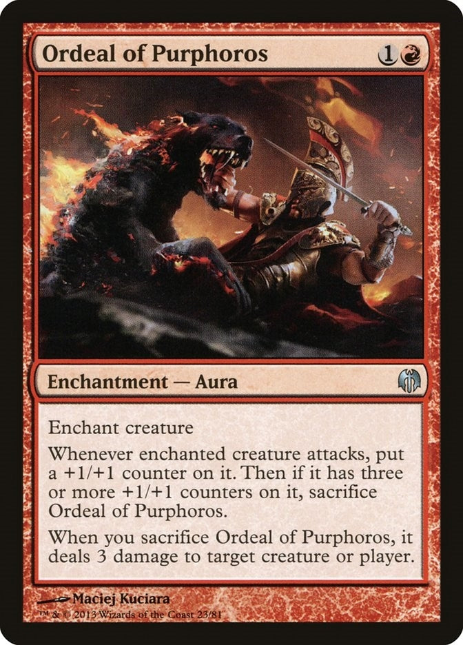 Image for Ordeal of Purphoros (Duel Decks: Heroes vs. Monsters) (23) - Magic: The Gathering
