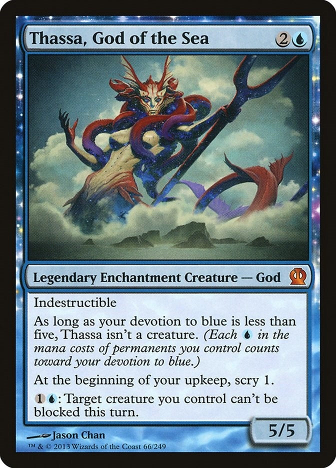 Image for Thassa, God of the Sea (Theros) (66) - Magic: The Gathering