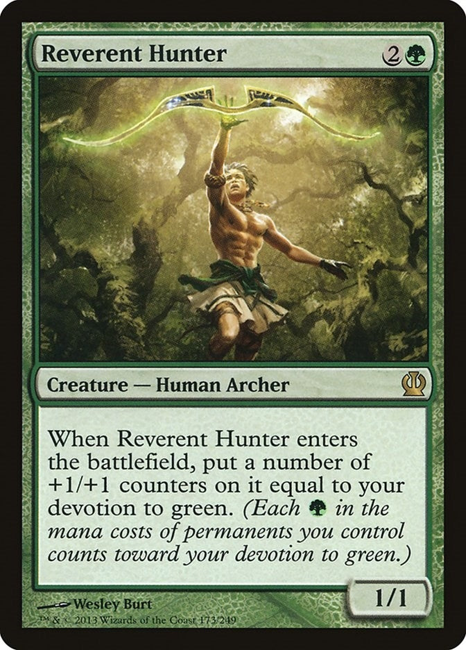 Image for Reverent Hunter (Theros) (173) - Magic: The Gathering