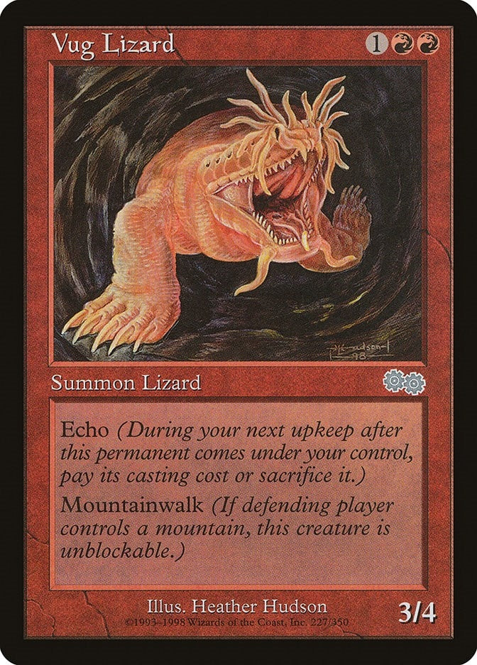 Image for Vug Lizard (Urza's Saga) (227) - Magic: The Gathering