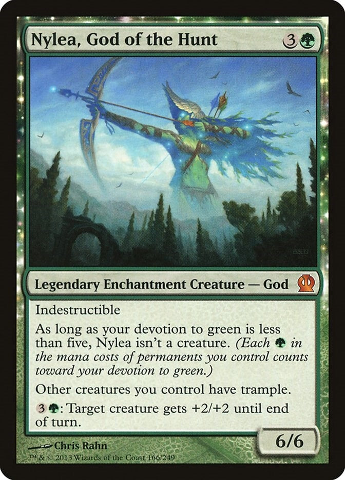Image for Nylea, God of the Hunt (Theros) (166) - Magic: The Gathering