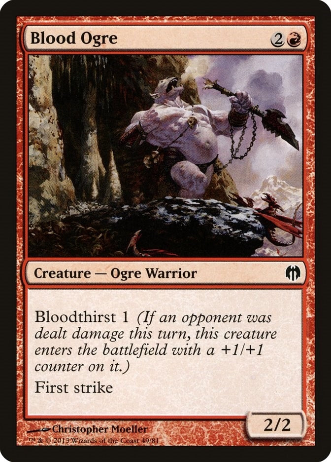 Image for Blood Ogre (Duel Decks: Heroes vs. Monsters) (49) - Magic: The Gathering