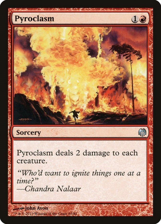 Image for Pyroclasm (Duel Decks: Heroes vs. Monsters) (63) - Magic: The Gathering