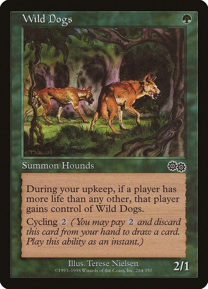 Image for Wild Dogs (Urza's Saga) (284) - Magic: The Gathering