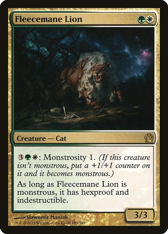 Image for Fleecemane Lion (Theros) (193) - Magic: The Gathering