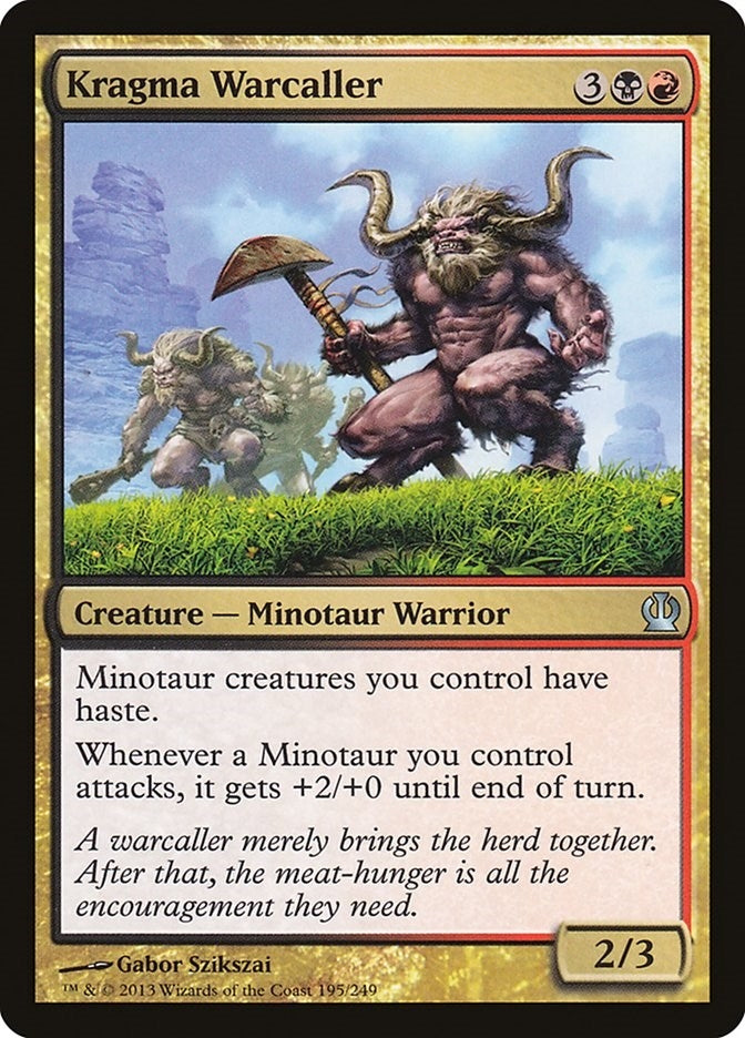 Image for Kragma Warcaller (Theros) (195) - Magic: The Gathering