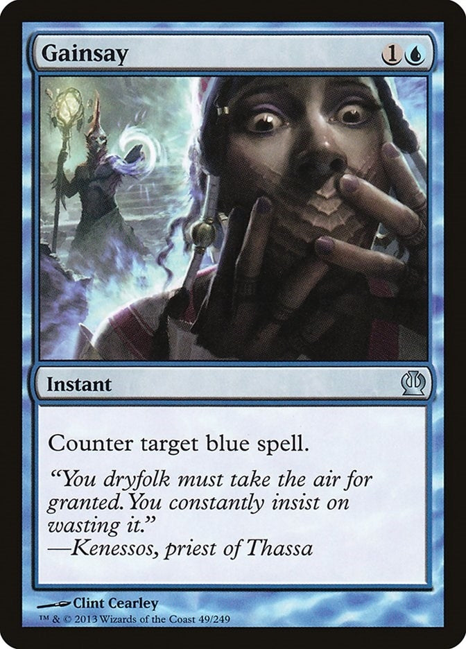 Image for Gainsay (Theros) (49) - Magic: The Gathering