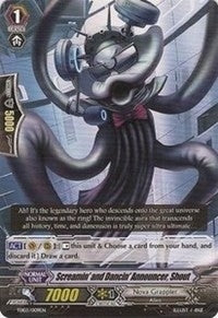 Image for Screamin' and Dancin' Announcer, Shout (EB04 - Infinite Phantom Legion) (EB04/024EN) - Cardfight Vanguard