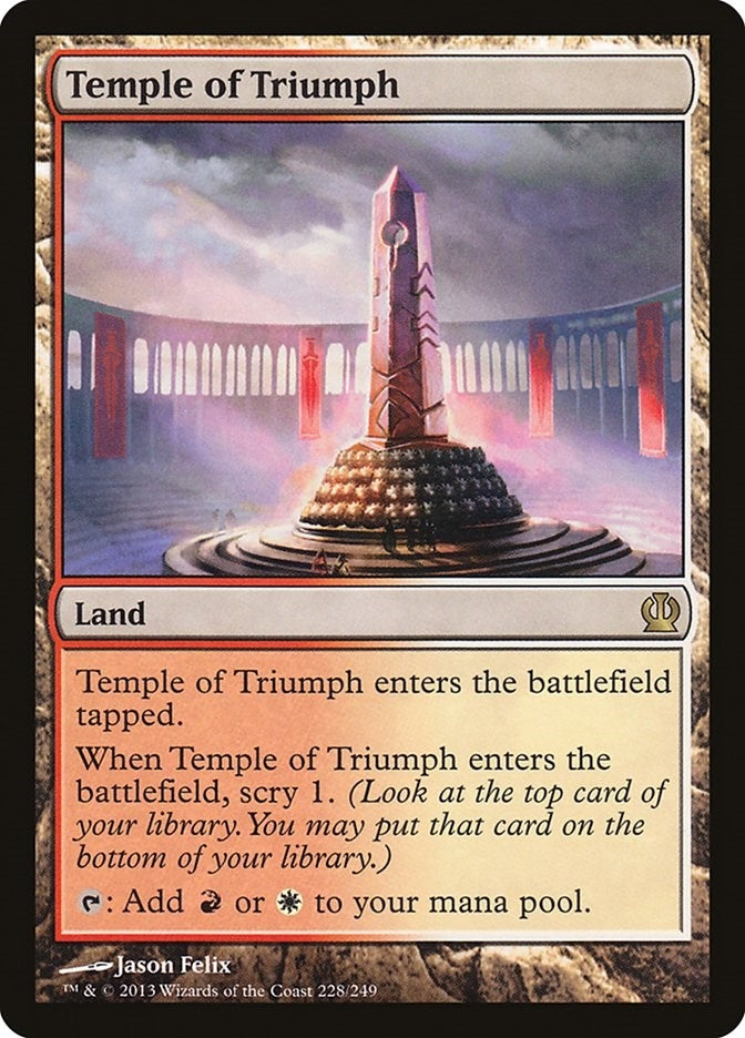 Image for Temple of Triumph (Theros) (228) - Magic: The Gathering