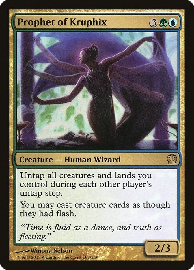 Image for Prophet of Kruphix (Theros) (199) - Magic: The Gathering