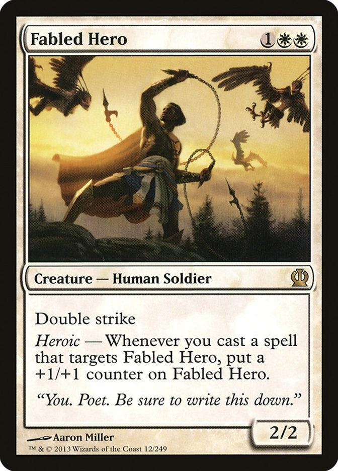Image for Fabled Hero (Theros) (12) - Magic: The Gathering