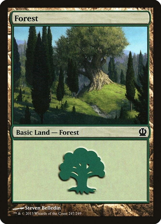 Image for Forest (247) (Theros) (247) - Magic: The Gathering