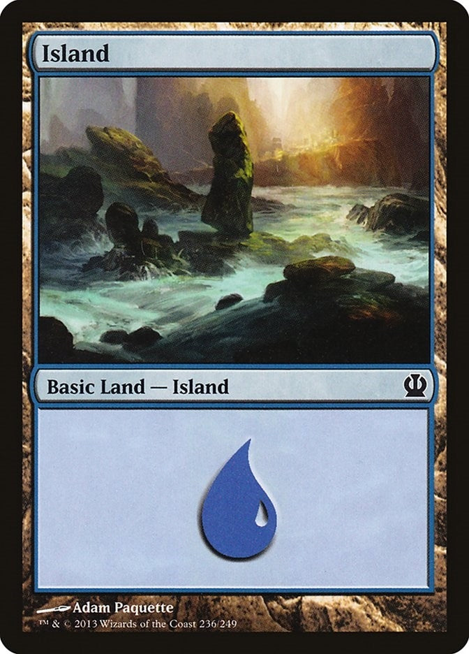 Image for Island (236) (Theros) (236) - Magic: The Gathering
