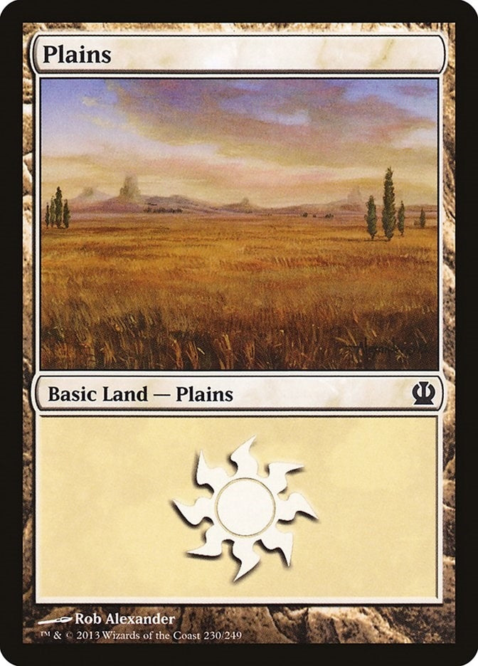 Image for Plains (230) (Theros) (230) - Magic: The Gathering