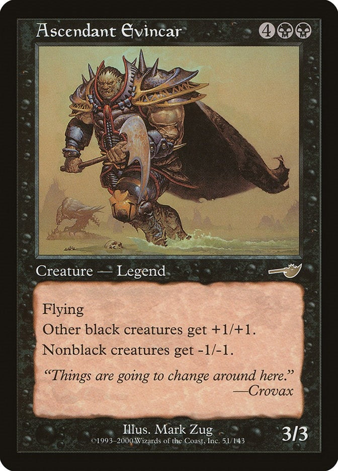 Image for Ascendant Evincar (Nemesis) (51) - Magic: The Gathering