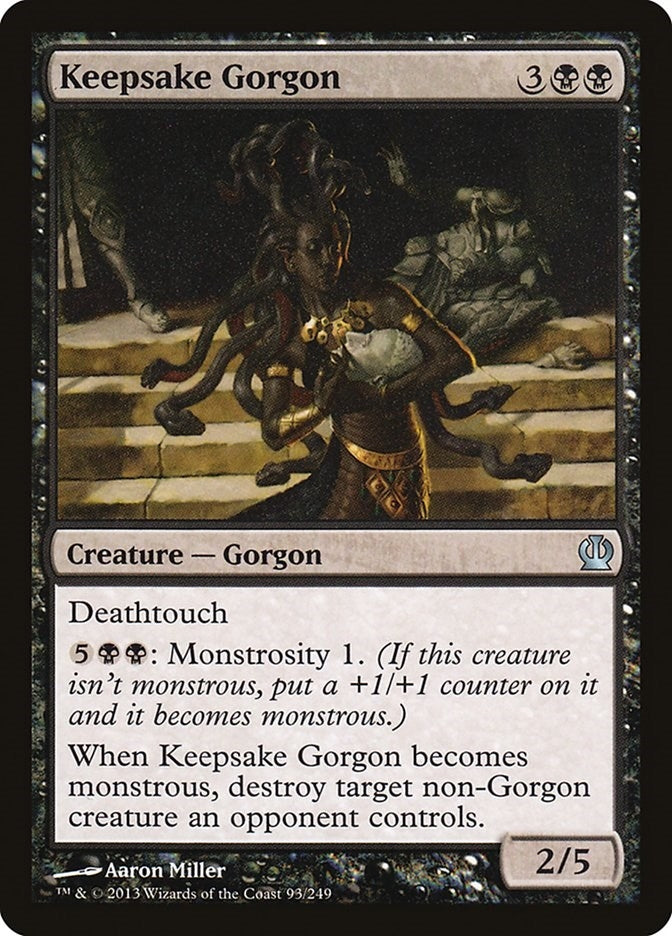 Image for Keepsake Gorgon (Theros) (93) - Magic: The Gathering