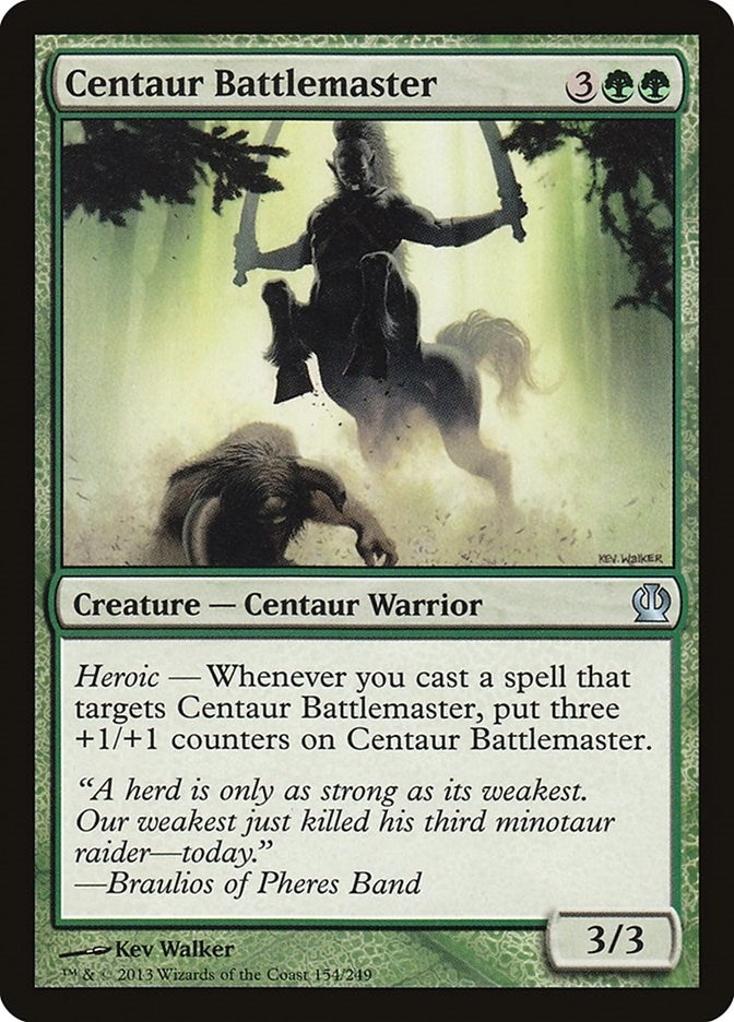 Image for Centaur Battlemaster (Theros) (154) - Magic: The Gathering