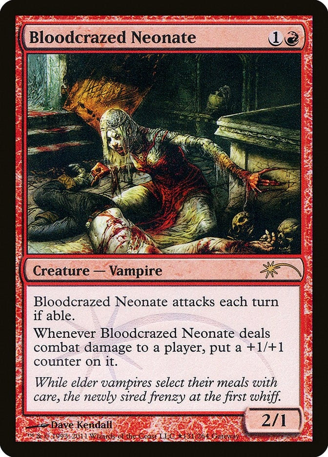 Image for Bloodcrazed Neonate (WPN & Gateway Promos) (83) - Magic: The Gathering
