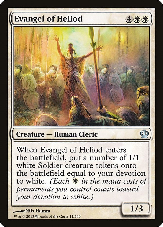 Image for Evangel of Heliod (Theros) (11) - Magic: The Gathering