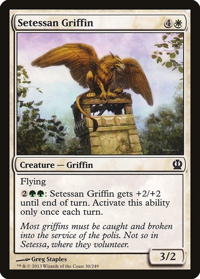 Image for Setessan Griffin (Theros) (30) - Magic: The Gathering