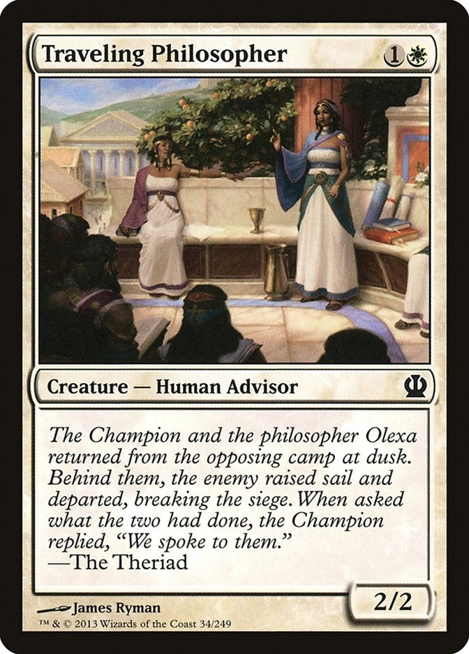 Image for Traveling Philosopher (Theros) (34) - Magic: The Gathering