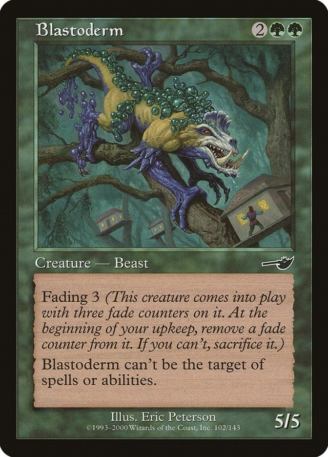 Image for Blastoderm (Nemesis) (102) - Magic: The Gathering