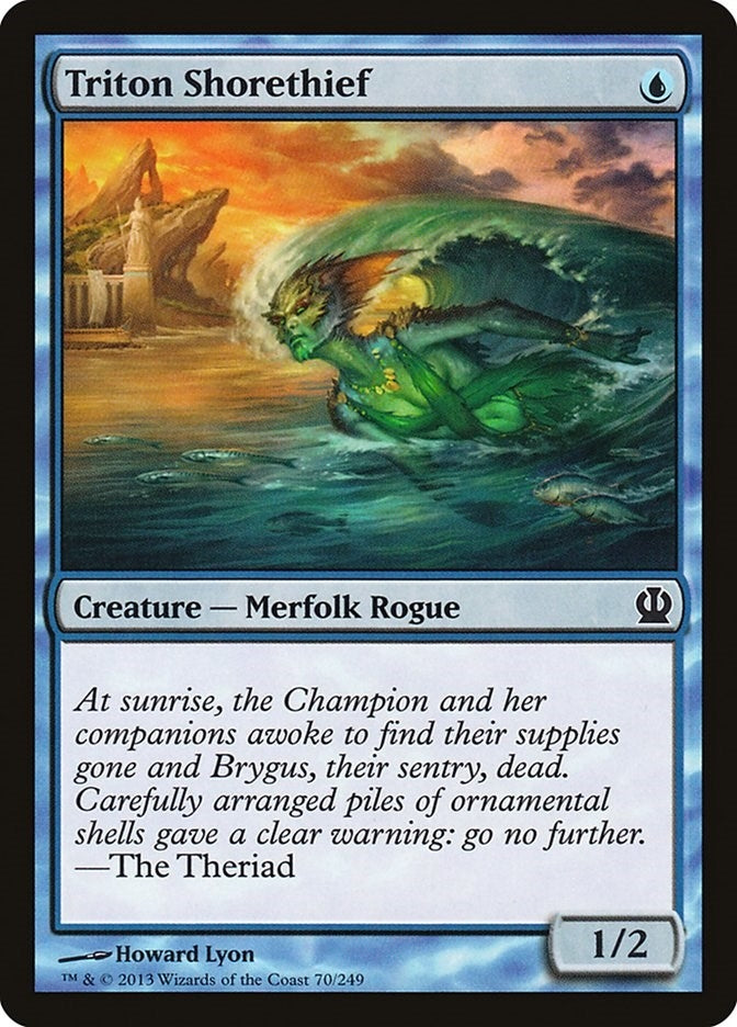 Image for Triton Shorethief (Theros) (70) - Magic: The Gathering