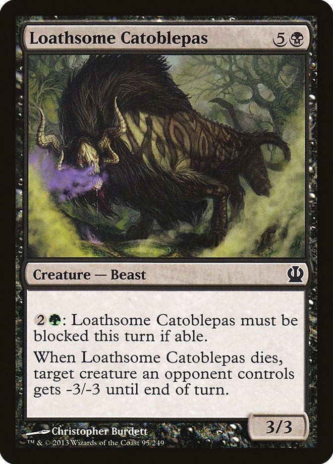 Image for Loathsome Catoblepas (Theros) (95) - Magic: The Gathering