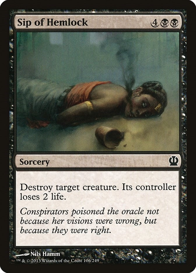 Image for Sip of Hemlock (Theros) (106) - Magic: The Gathering