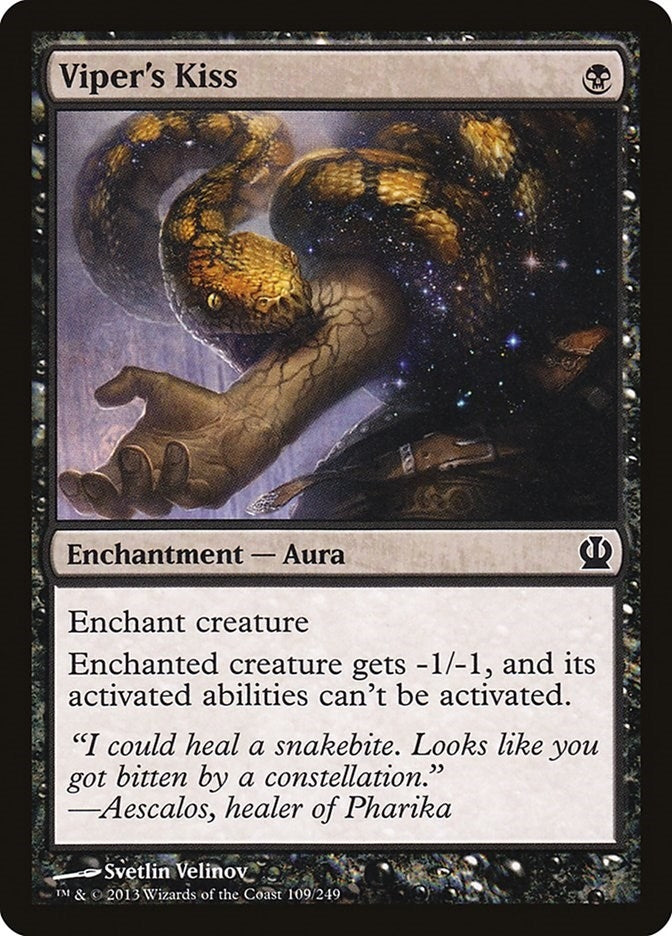 Image for Viper's Kiss (Theros) (109) - Magic: The Gathering