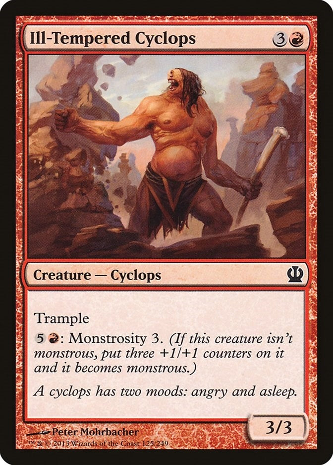 Image for Ill-Tempered Cyclops (Theros) (125) - Magic: The Gathering