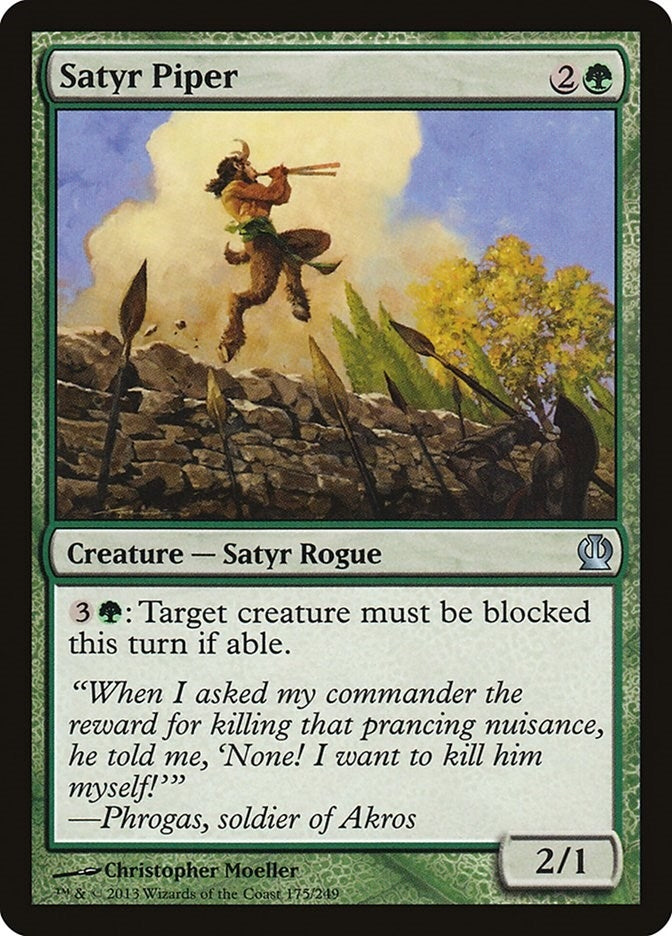 Image for Satyr Piper (Theros) (175) - Magic: The Gathering