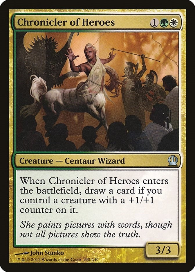 Image for Chronicler of Heroes (Theros) (190) - Magic: The Gathering