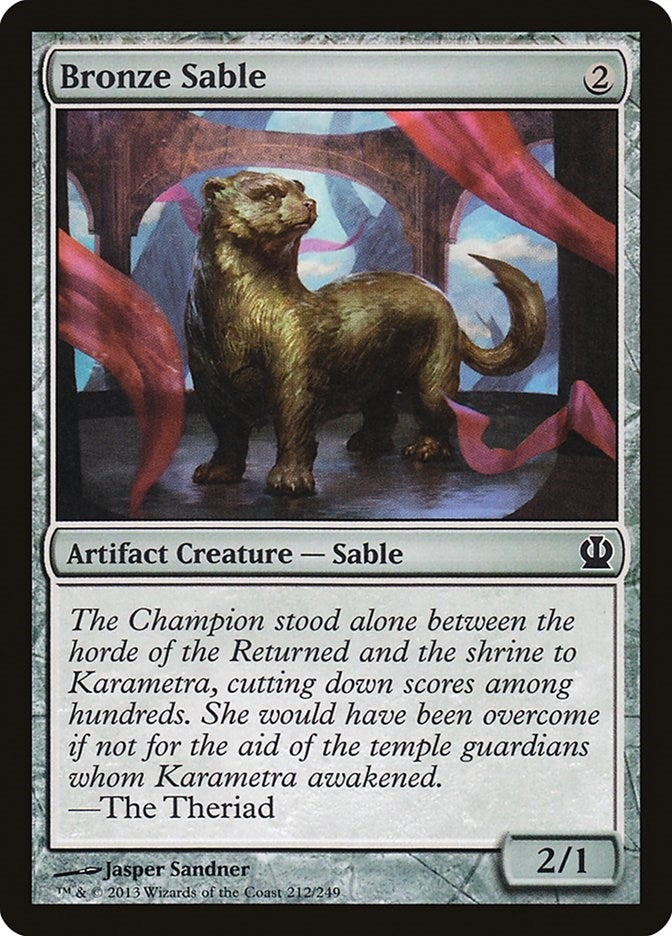 Image for Bronze Sable (Theros) (212) - Magic: The Gathering