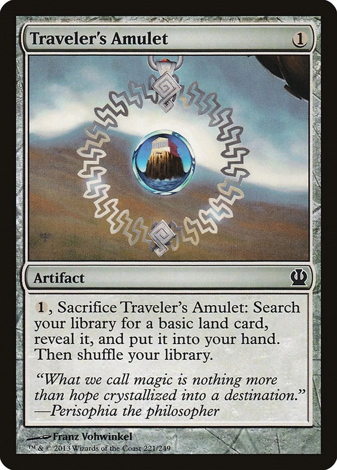 Image for Traveler's Amulet (Theros) (221) - Magic: The Gathering