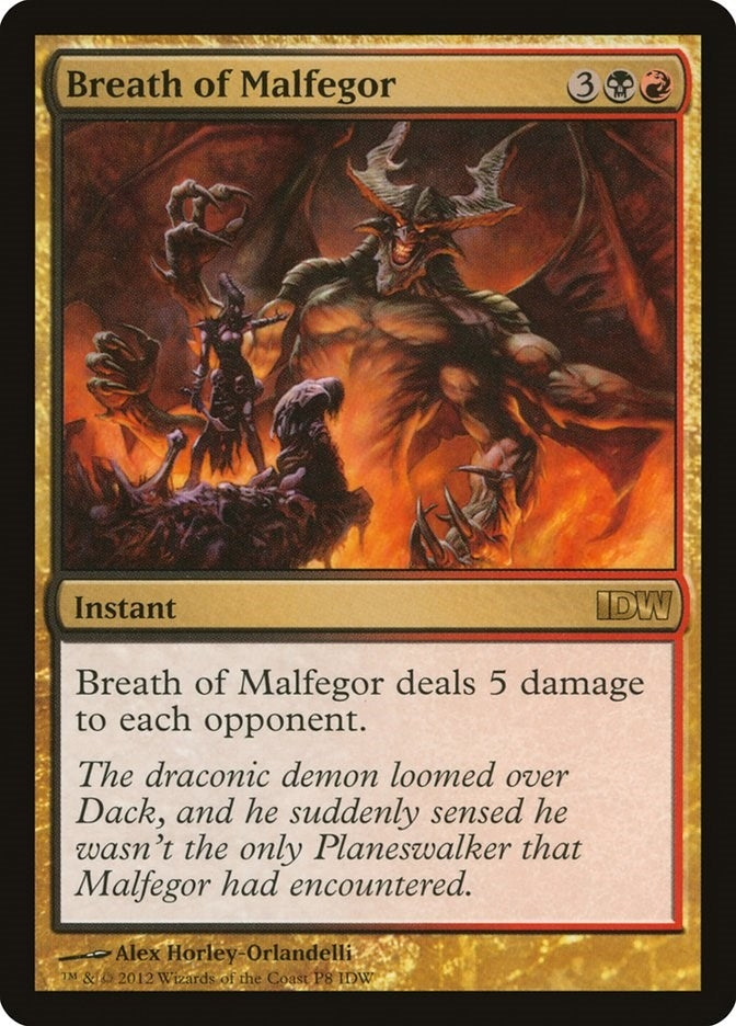 Image for Breath of Malfegor (IDW Comics 2012) (Media Promos) (P8) - Magic: The Gathering