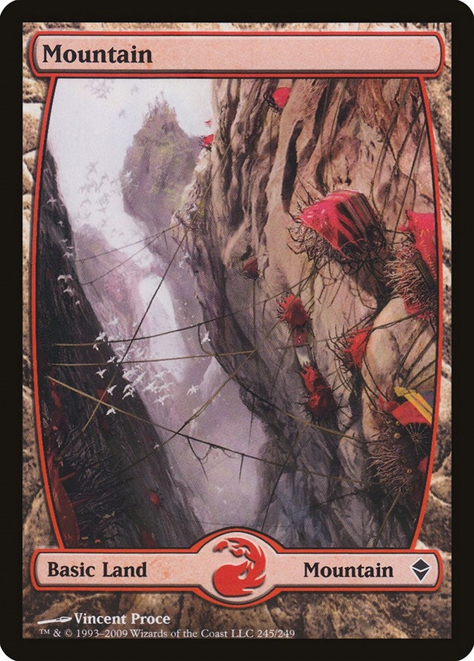 Image for Mountain (245) - Full Art (Zendikar) (245) - Magic: The Gathering