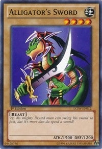 Image for Alligator's Sword (Legendary Collection 4: Joey's World) (LCJW-EN012) - YuGiOh