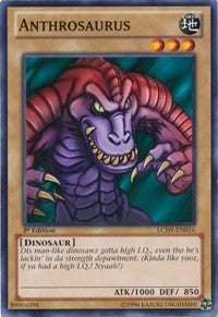 Image for Anthrosaurus (Legendary Collection 4: Joey's World) (LCJW-EN016) - YuGiOh