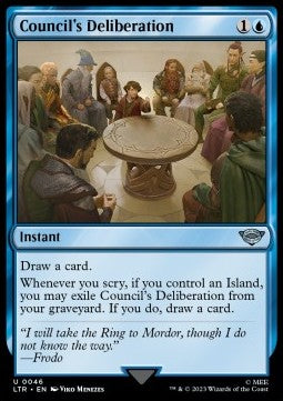 Council's Deliberation - The Lord of the Rings: Tales of Middle-earth (Uncommon) [LTR-46]