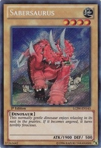 Image for Sabersaurus (Legendary Collection 4: Joey's World) (LCJW-EN143) - YuGiOh